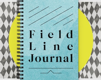 Field Line Journal Atlantic Blue — Dotted Notebook for Notes, Ideas, and Field Work