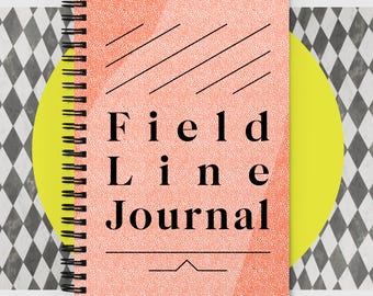 Field Line Journal Oxide Red — Dotted Notebook for Notes, Ideas, and Field Work