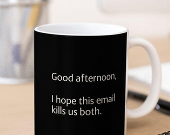 Funny Work Mug – Sarcastic Office Humor Coffee Cup, Coworker or Boss Gift