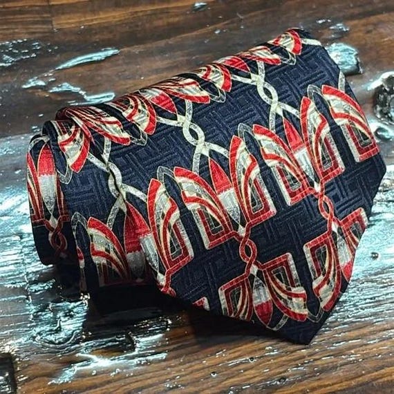 Fierte srl Neck TieSilk Geometric