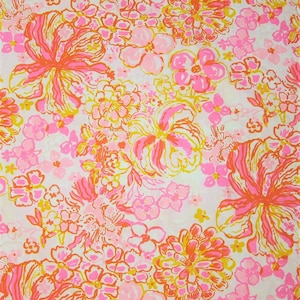 Tessuto di cotone popeline Happiness Is Lily da 1 YARD