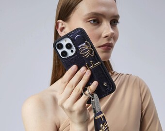 Leather Keychain: Free Personalization Letter and İcon, Genuine Leather