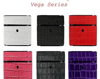 Handmade Genuine Leather AirPods Pro Case, Vega Series, Exotic Style