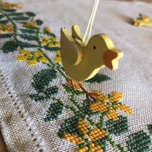 Lot of 8 Eastern Chicken Ornaments to hang -