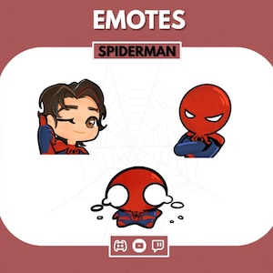 Spiderman Emotes Twitch//Discord/Youtube