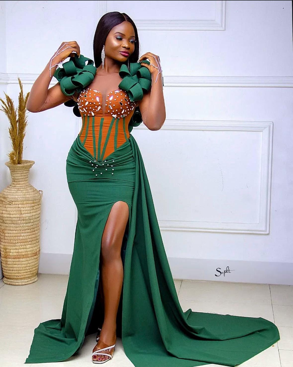Green Met Gala Dresses - Etsy