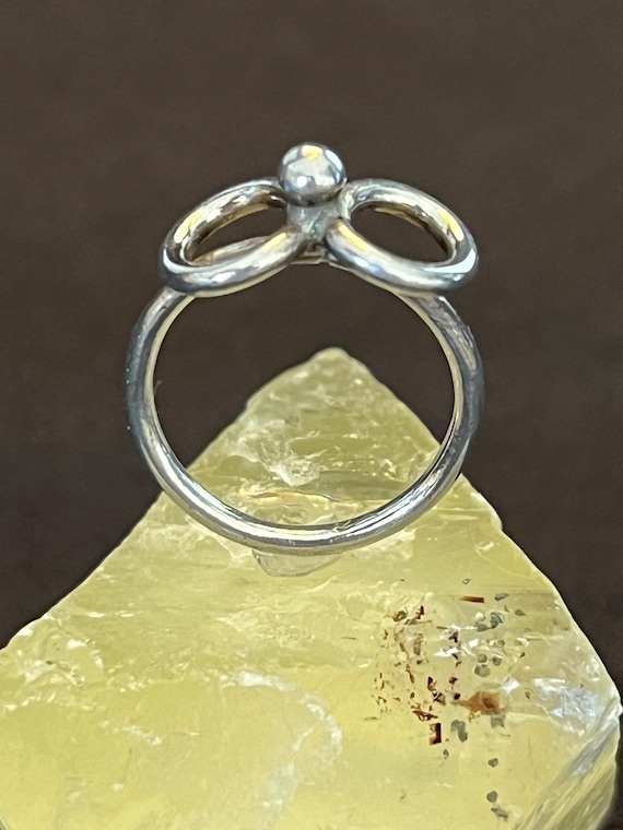 Sterling Silver Infinity Loop Ring 925 Minimalist… - image 4