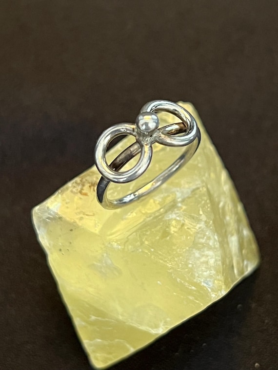 Sterling Silver Infinity Loop Ring 925 Minimalist… - image 2