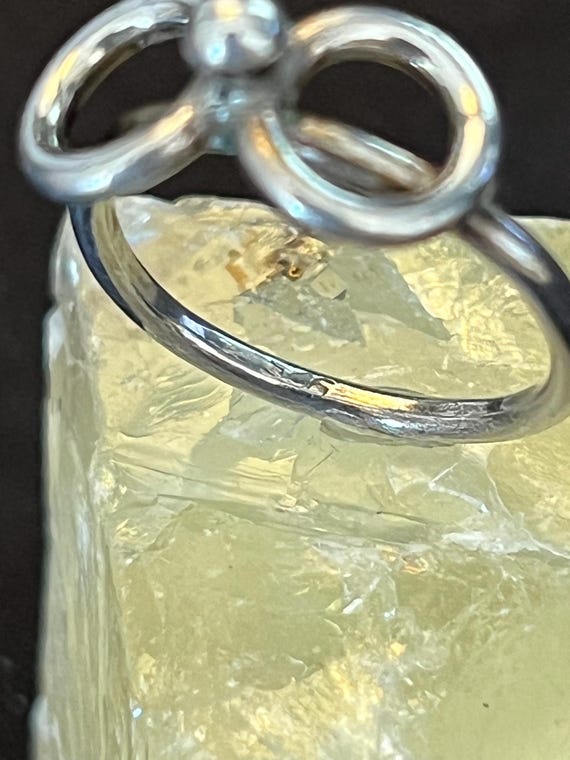 Sterling Silver Infinity Loop Ring 925 Minimalist… - image 5