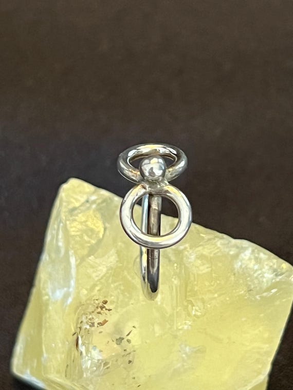 Sterling Silver Infinity Loop Ring 925 Minimalist… - image 3