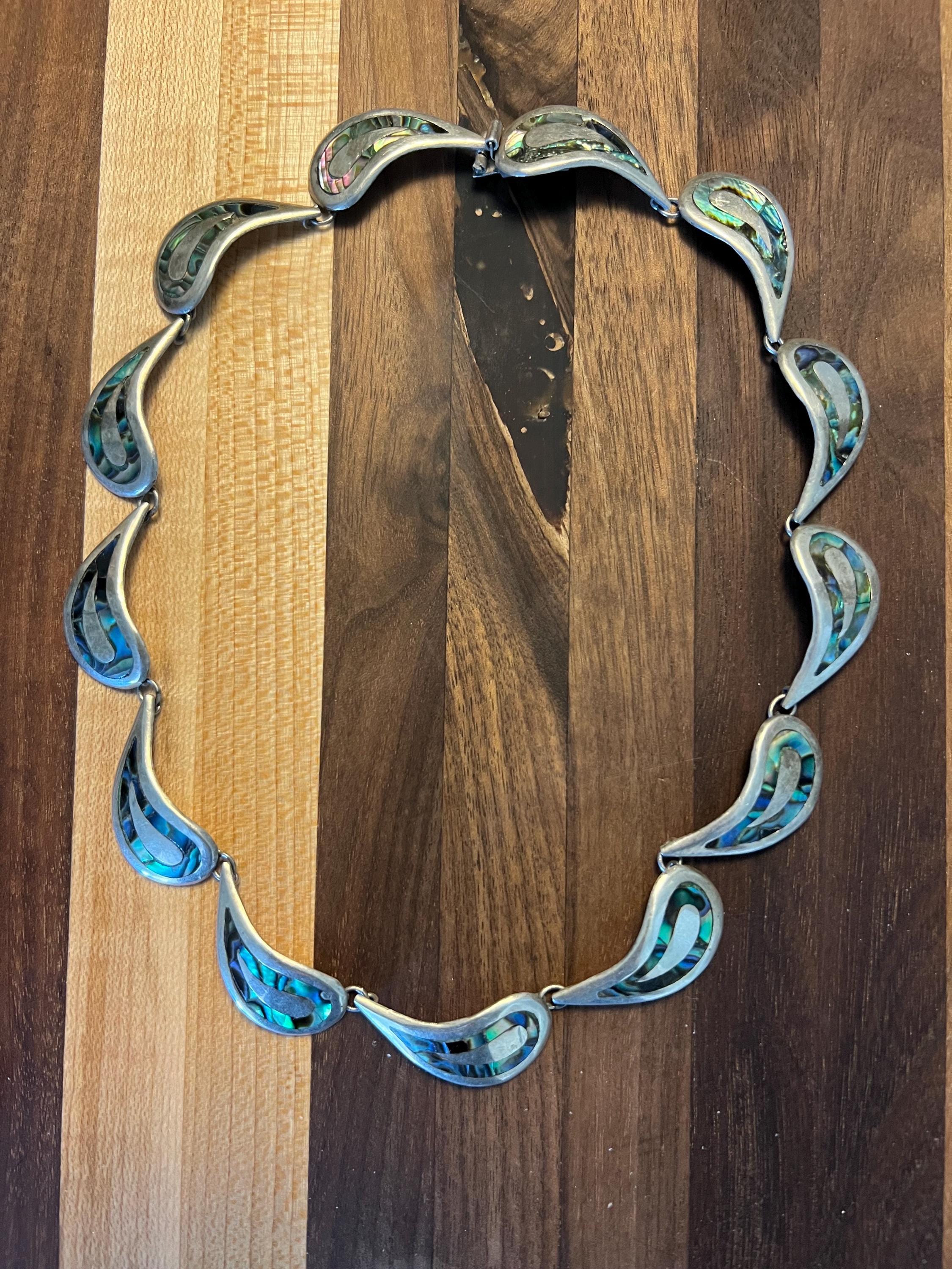 Vintage Mexican 950 Necklace - Etsy