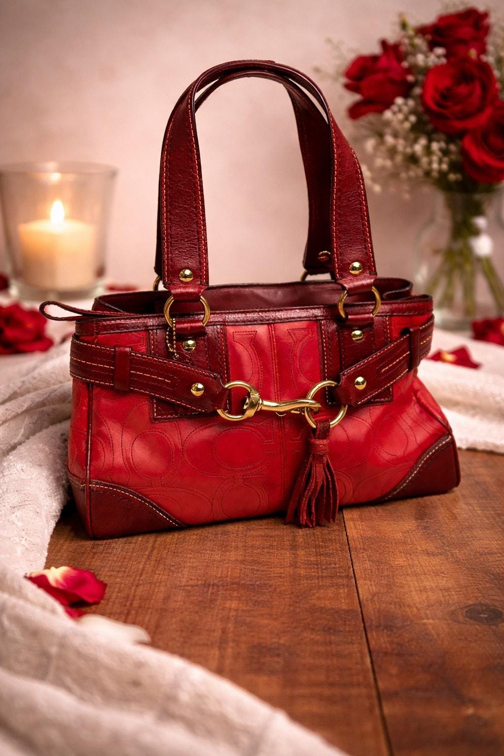 Vintage burgundy coach bag - Etsy 日本