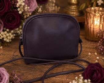 Vintage Coach International Clutch 9833 Mahogany Leather Made in