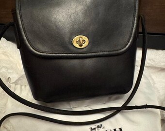 Vintage Coach Purse,crossbody Bag,bucket Bag,coach Bag,black Coach