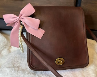 Coach Willis Legacy 70th Anniversary Vermillion Leather Handbag