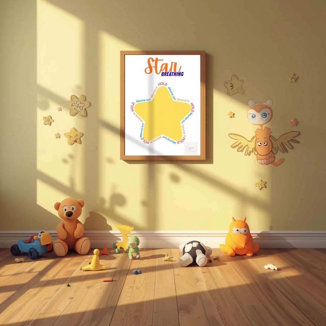 Five Finger Hand Breathing Exercise Poster, Calm Corner, Homeschool,sen ...