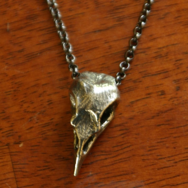 Raven Skull Necklace