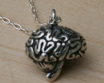 3-D Brain Necklace