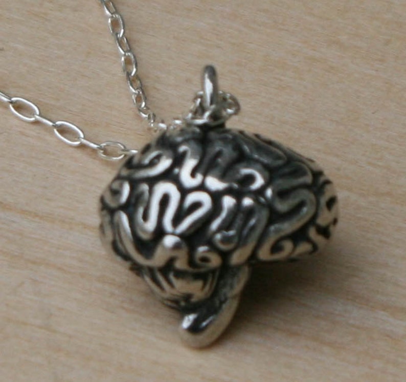 3-D Brain Necklace image 1