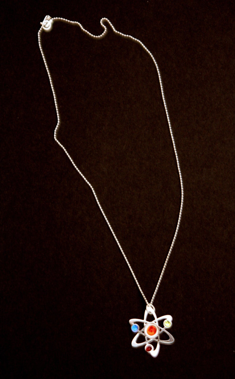 3 Stone Science Symbol necklace image 3