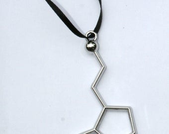 Serotonin Molecule Ornament