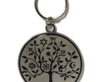 Universal Tree of Life Key chain (Embrace Diversity)