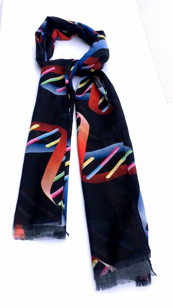 DNA Cotton Scarf - Etsy
