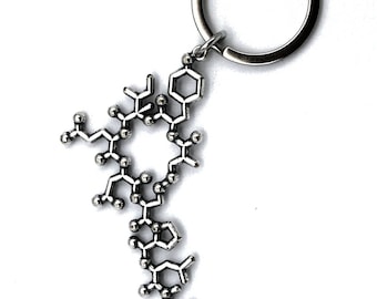 Oxytocin Molecule Key chain