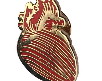 Anatomical Heart Lapel Pin Science gift science pin