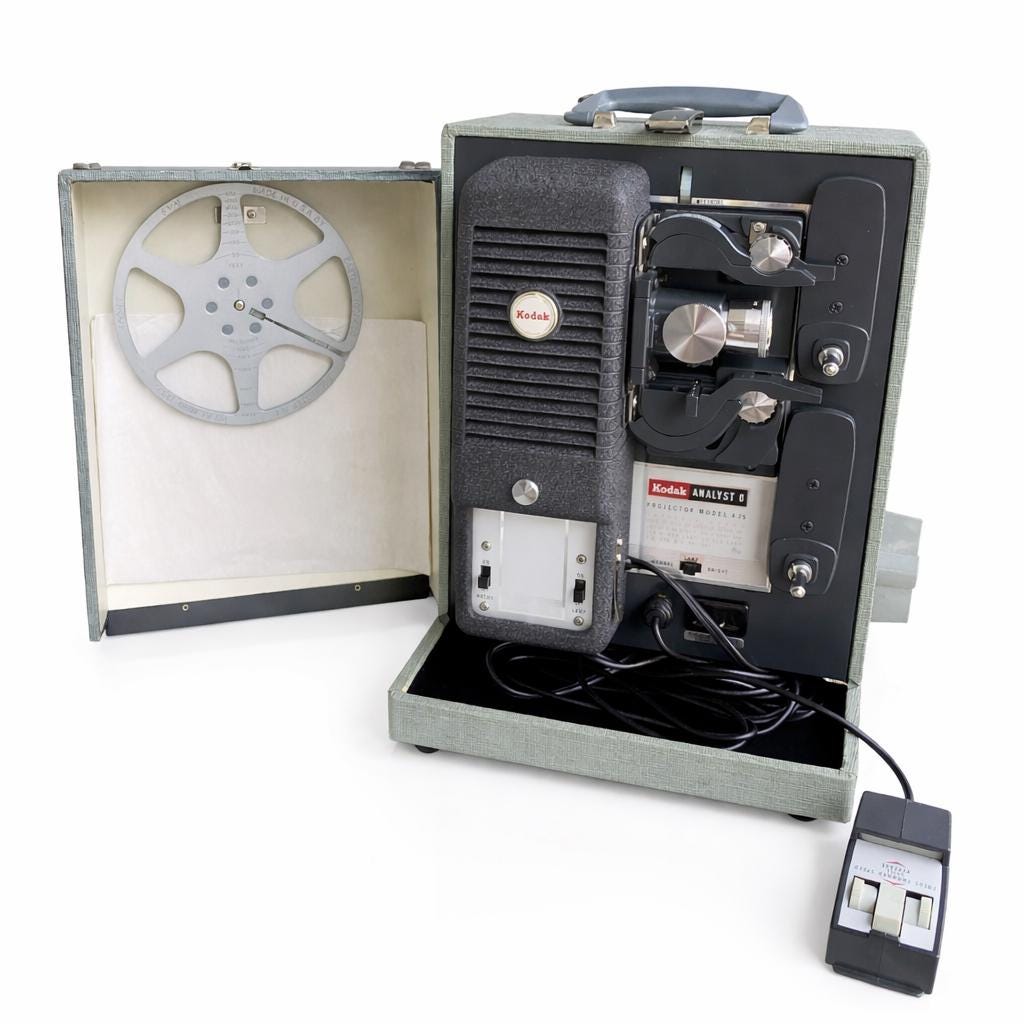 Vintage Kodak Analyst 8 Projector Model A-75 With Case - Etsy