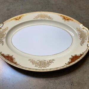 Noritake 4986 Glenwood 16" Oval Serving Platter – Elegant Vintage Japan Fine China