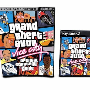 Grand Theft Auto Vice City PS2 Complete + Official BradyGames Strategy Guide Rockstar