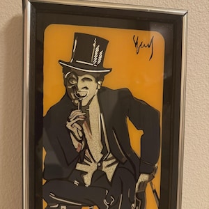 Reflective glass plaque bar mirror painting