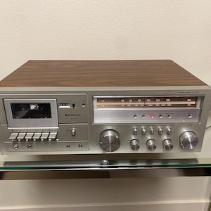 Rare Vintage Sanyo JXT-40 Stereo Music System – AM/FM Radio & Cassette Deck