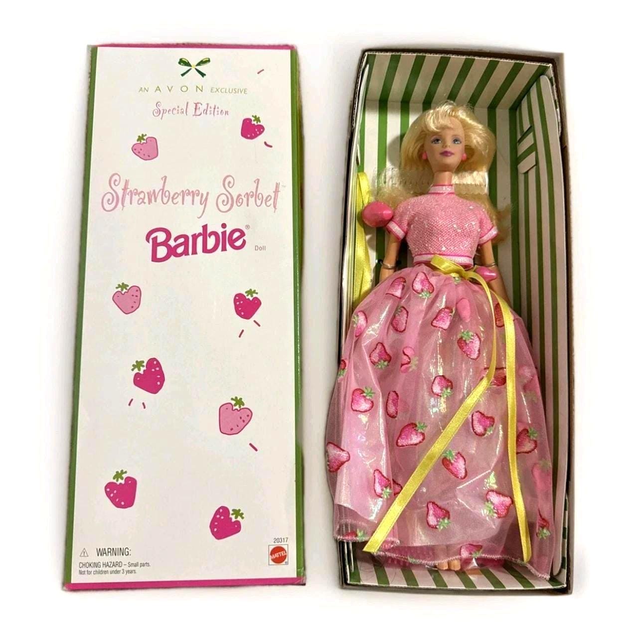 Barbie Doll Strawberries Dress