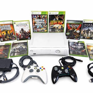 Getestet für ein XBox 360 FAT Bundle mit 2 Controllern, Wi-Fi Adapter, 2 Festplatten & 10 Spielen
