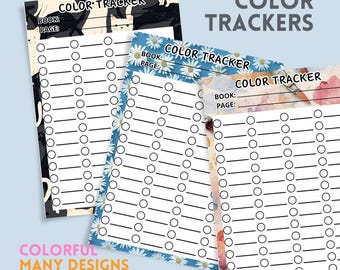 Malbuch Swatch Tracker Sheets: A5 Printable | 9 Designs (Digitaler Download)