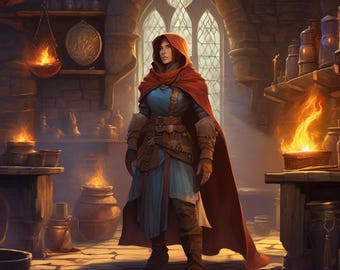 D&D 5e One-Shot Adventure: Ember the Alchemist's Trial | Levels 1-3 Printable RPG PDF