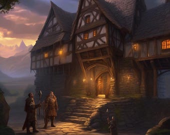 D&D 5e One-Shot Adventure: Inn of the Last Chance | Levels 1-3 Printable RPG PDF