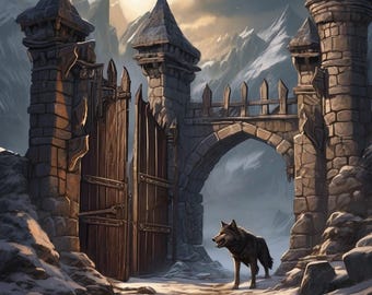 D&D 5e One-Shot Adventure: Wolves at the Gate | Levels 1-3 Printable RPG PDF