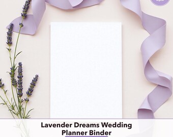 Lavender Dreams Wedding Planner Binder