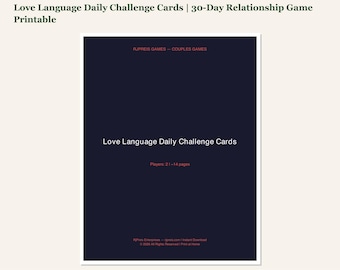 36 Questions to Fall in Love | Science-Based Connection Card Game Printable