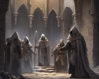 D&D 5e One-Shot Adventure: Plague of the Pale Priests | Levels 1-3 Printable RPG PDF