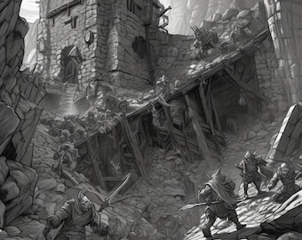 D&D 5e One-Shot Adventure: Kobold Mine Disaster | Levels 1-3 Printable RPG PDF