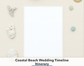 Coastal Beach Wedding Timeline Itinerary