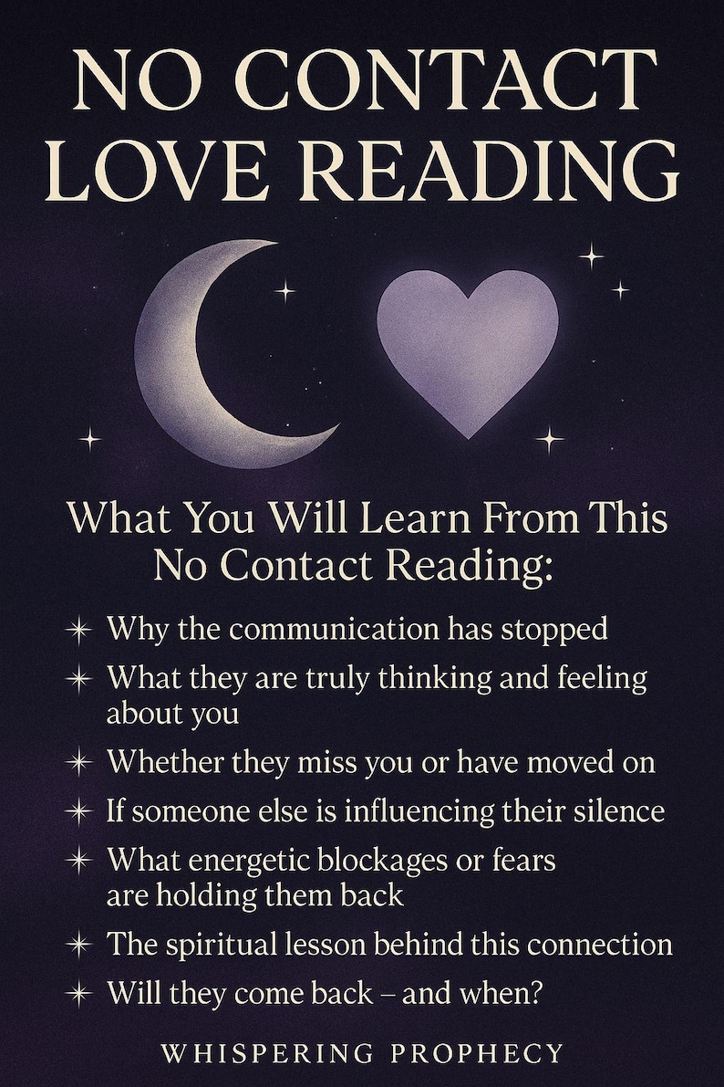 No Contact Love Reading – Will They Return? | Intuitive Tarot & Energy Reading image 1