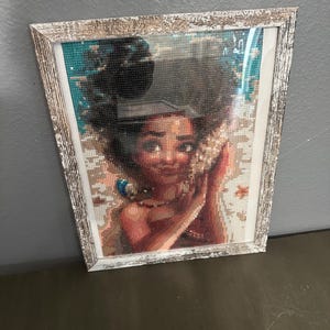 Diamond painting finished