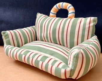 Meubles Soft Zone 2.0 - Canapé/canapé fait main lavable en machine et en polaire absorbant pour chinchilla, cobaye et furet