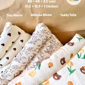 Soft Zone Pad - Handmade Machine Washable and Absorbent Fleece Bedding Cage Liner For Chinchilla, Guinea Pig, Ferret, and Rabbit image 1