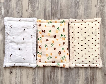 Soft Zone Pad (piccolo) - Lettiera in pile fatta a mano, lavabile in lavatrice e assorbente per cincillà, porcellini d'India, furetti e conigli